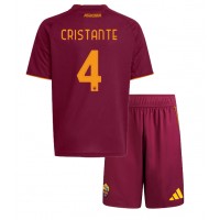 AS Roma Bryan Cristante #4 Replika babykläder Hemmaställ Barn 2025-26 Kortärmad (+ korta byxor)